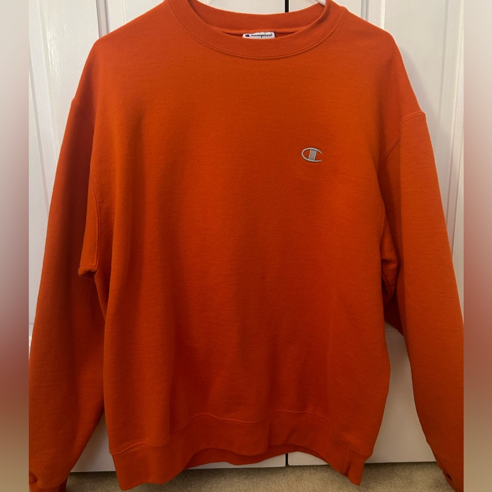 Orange Champion Crewneck